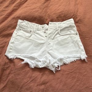 Agolde jean shorts worn once. They’re just too big for me! Perfect condition.